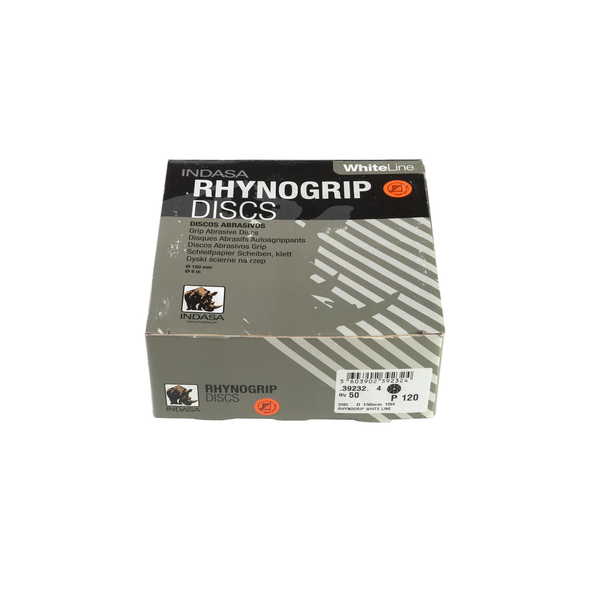 Круг RHYNOGRIP (15H) D150 мм Р120 Indasa 39232