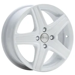 Диск литой R15 6J 5x112/57.1 ET47 СКАД Магнум белый 163 03 23