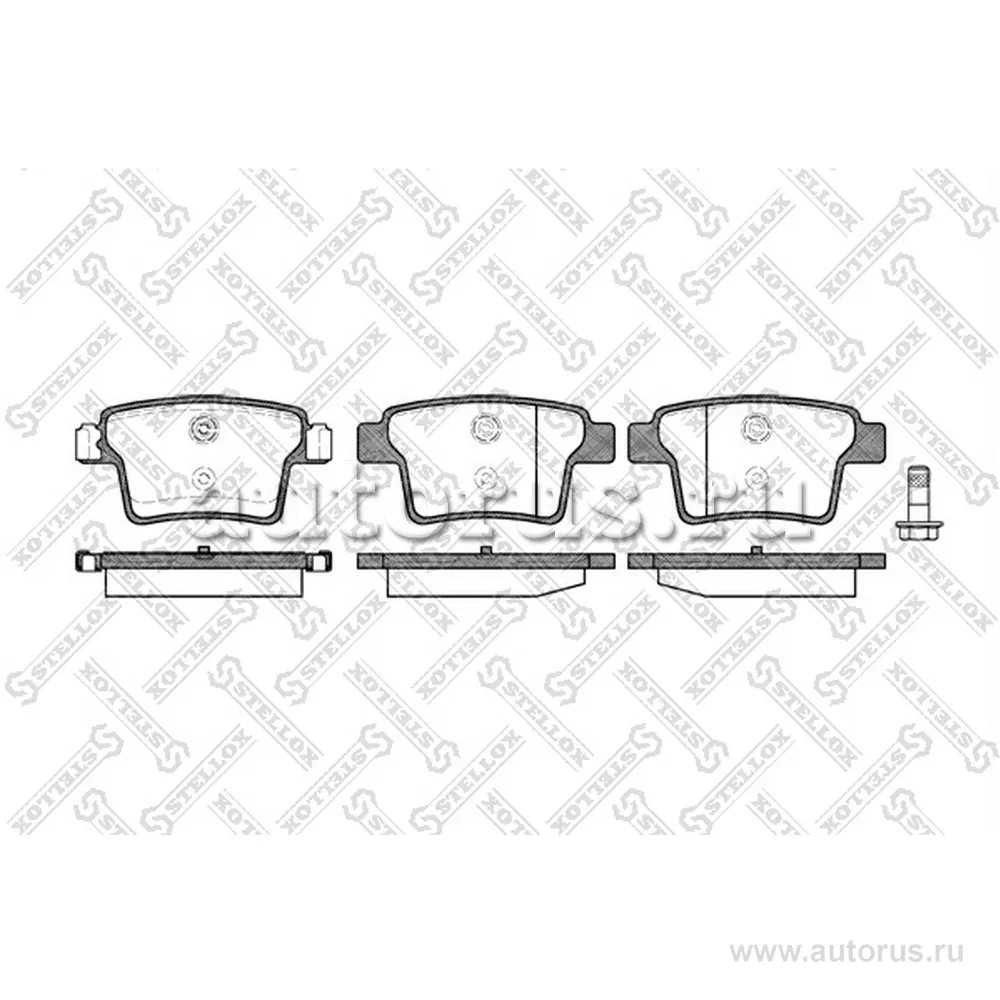Колодки дисковые з. Ford Mondeo 1.8SCi/ STELLOX 1160010L_SX