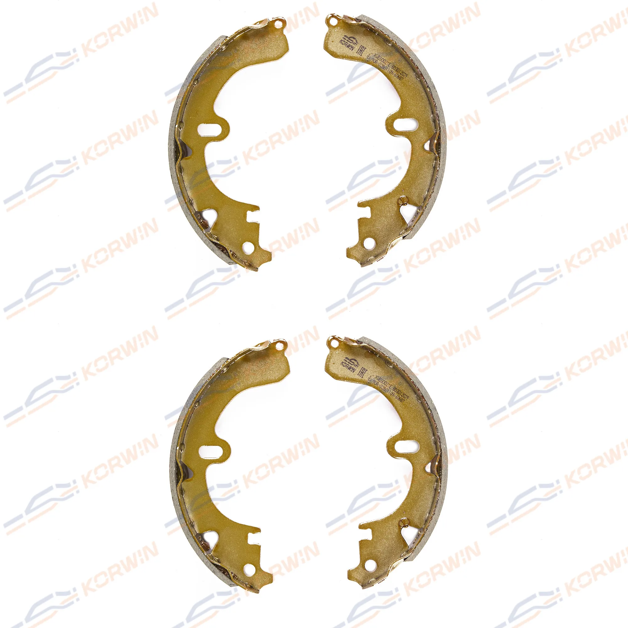 Колодки торм. барабанные зад. ECOLine. Toyota Carina (T19) 92-/Corona 91- KORWIN KWBS0021E