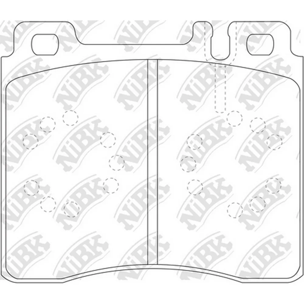 Колодки торм. пер.