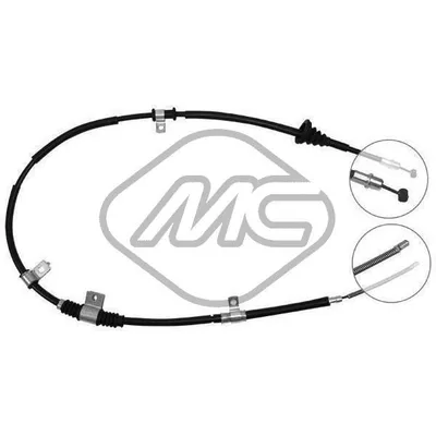 Трос ручника HYU PONY - EXCEL SCOUPE SX-LH Metalcaucho 81970