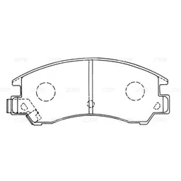 Тормозные колодки CTR CKSU-15