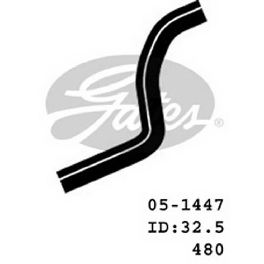 Патрубок системы охлаждения CHEVROLET Lanos/DAEWOO Nexia GATES 05-1447