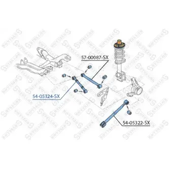 Рычаг зад. развала л.+п. Land Rover Fre STELLOX 5405324_SX