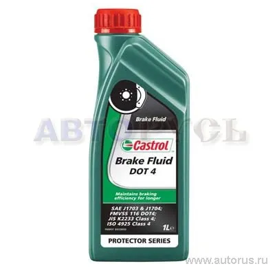 Жидкость тормозная CASTROL Brake Fluid DOT4 1 л CASTROL 15036b