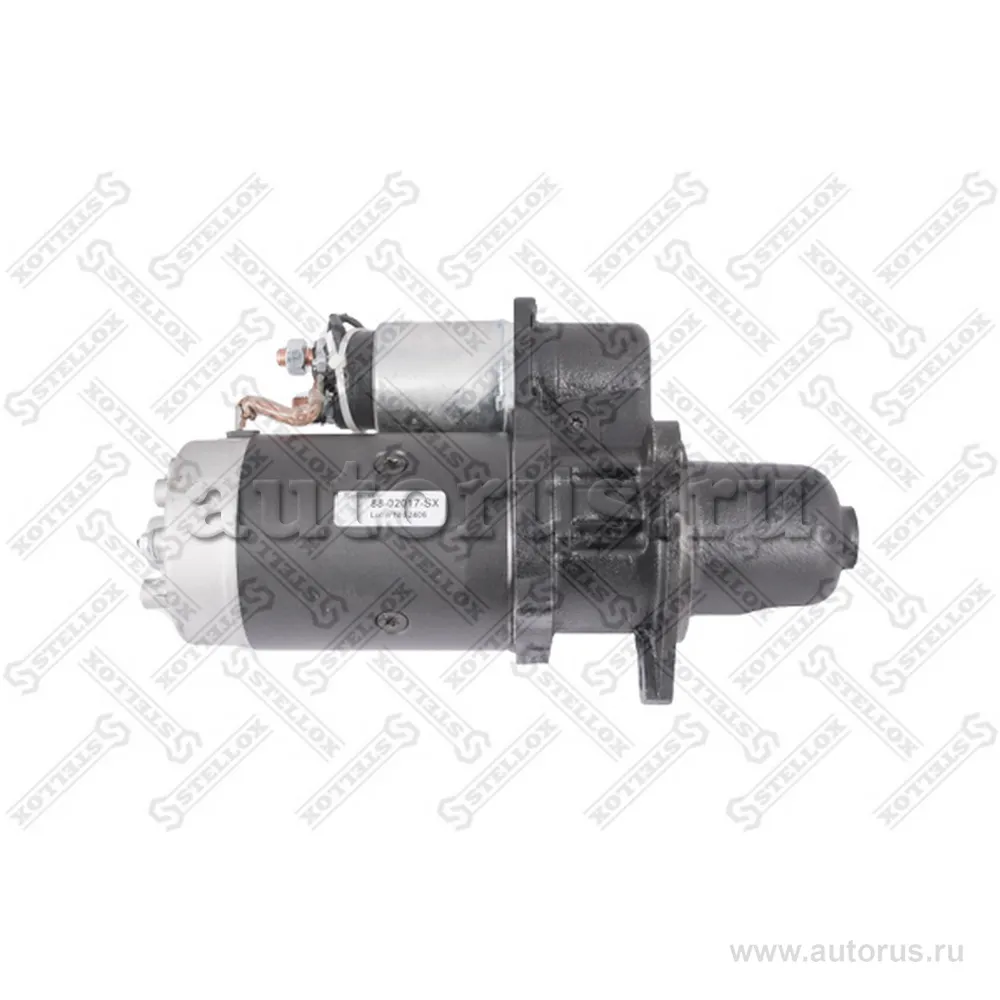 Стартер 24V 6.2KW 11зубьев 75влевоDAF 24V 6.2kW 11T 75RH STELLOX 8802017_SX