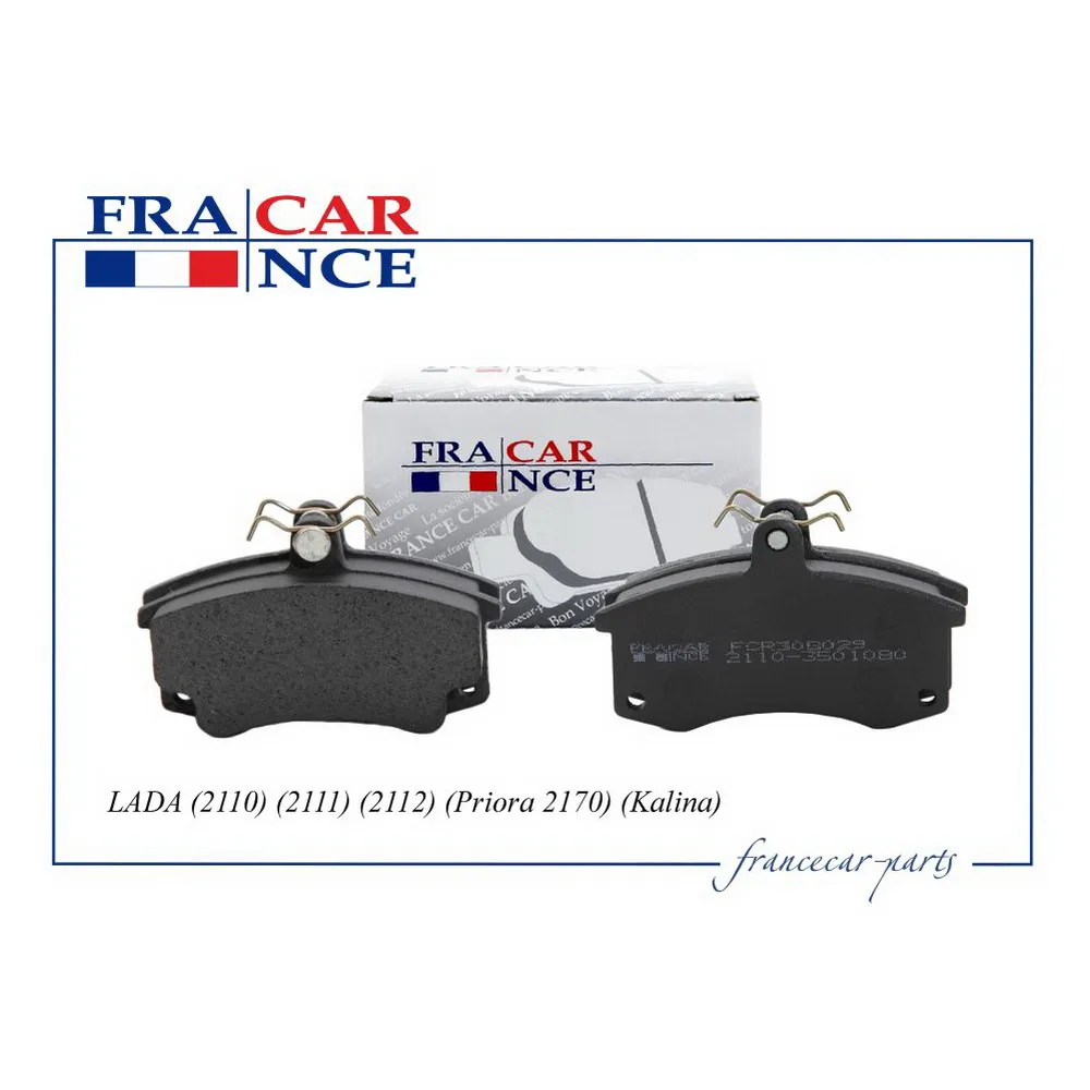 Колодки передние LADA (Granta) (2110) (2111) (2112) (Priora 2170) (Kalina) FRANCECAR FCR30B029