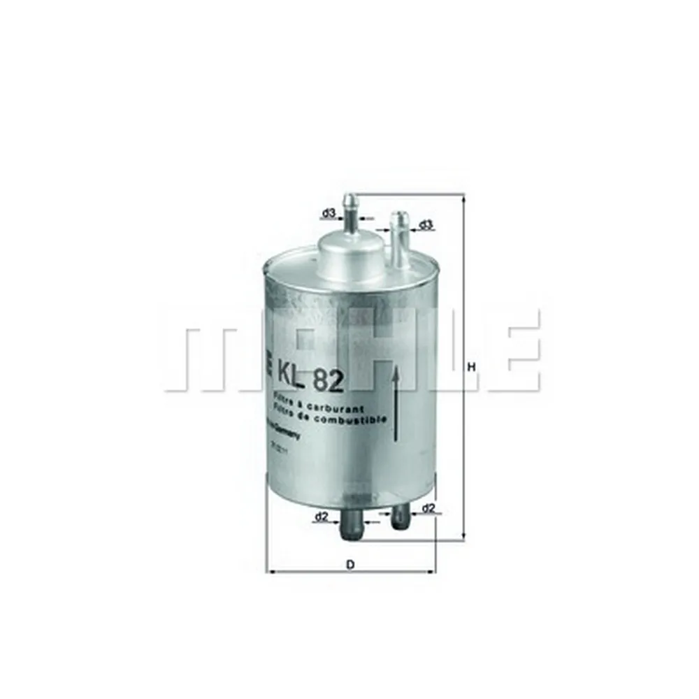 Фильтр топливный KNECHT/MAHLE KL 82