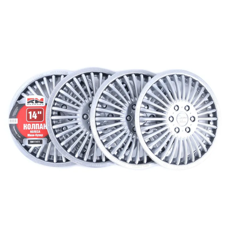 Колпак колеса R14 Мини-Купер (пруж) кт 4 шт.(2+2) REDMARK REDMARK RM11411