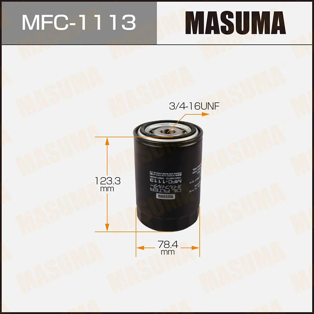 Фильтр масляный MASUMA MFC1113