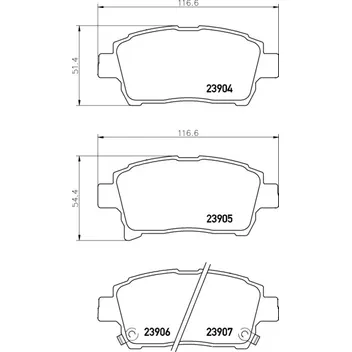 Колодки передние TOYOTA bB/Opa/Prius II/GEELY/BYD F3 NISSHINBO NP1054