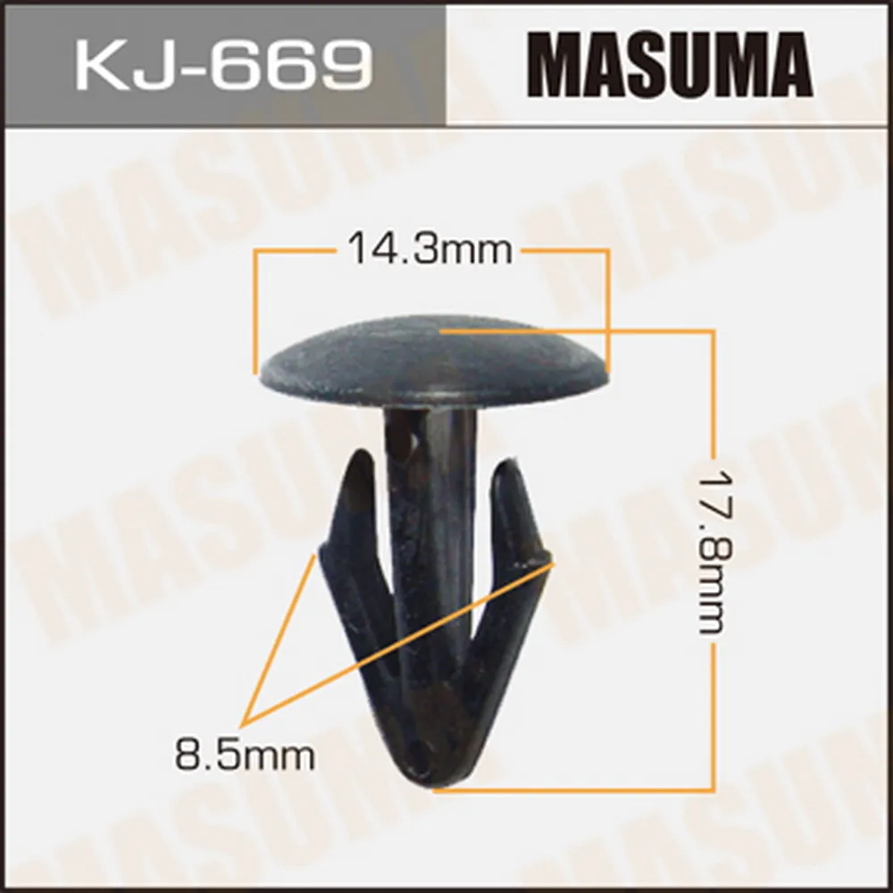 Клипса универс. MASUMA KJ-669