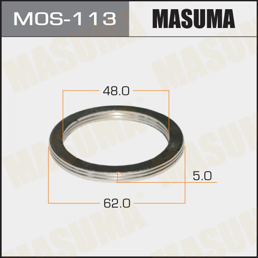 Кольцо глушителя 48x62 MASUMA MOS113