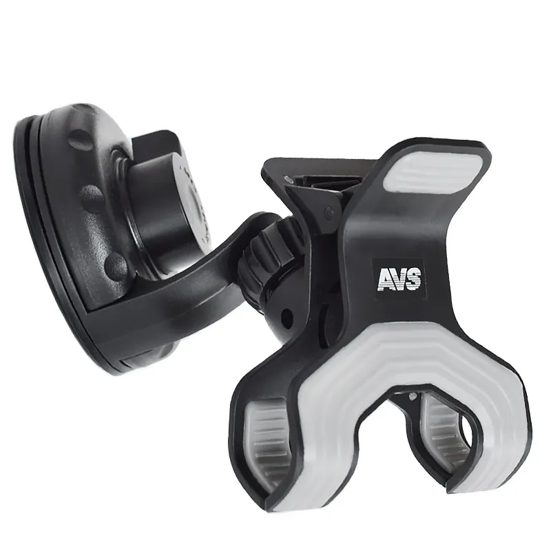 Держатель для смартфонов и навигаторов! универсальный двойная прищепка AVS A80726S