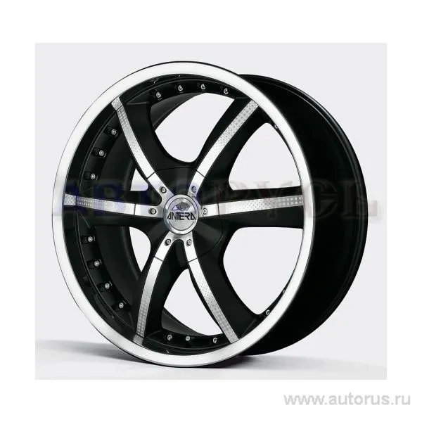 Диск литой R20 9.5J 5x112/66.6 ET52 ANTERA 389 Racing Black Lip Polished 389950B01