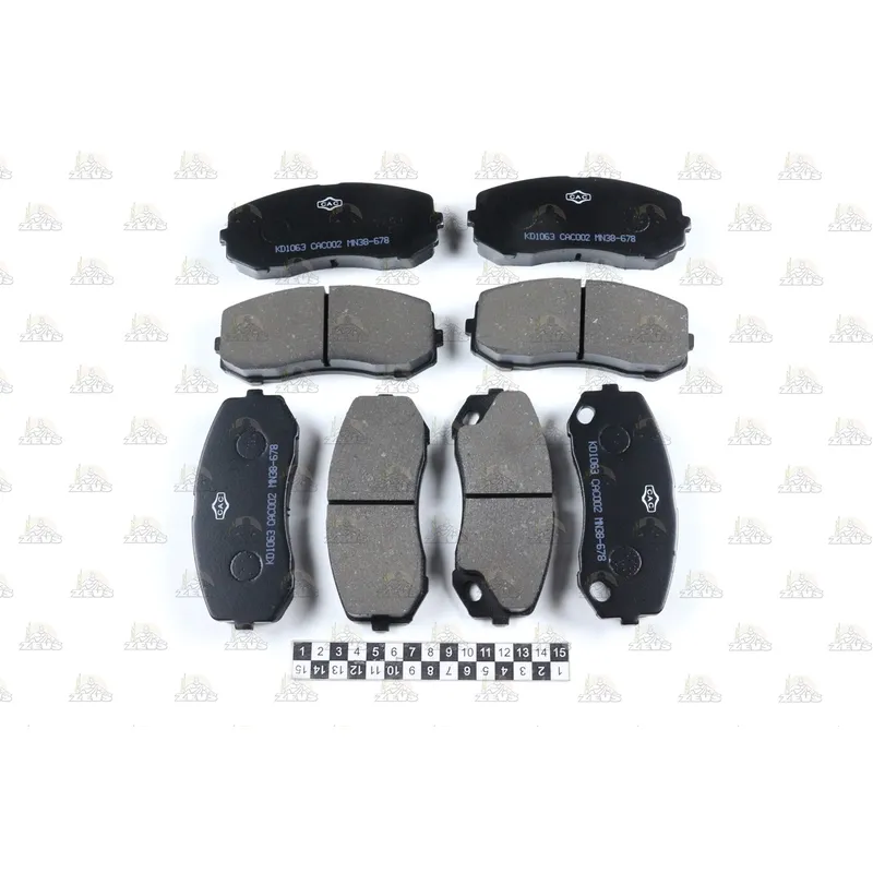 Колодки тормозные дисковые ZEVS PF-3513