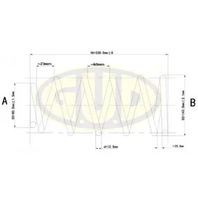 ПРУЖИНА ПЕР Skoda Octavia 1.6 97-04 G.U.D GCS085705