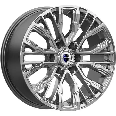 Диск литой R19 8.5J 6x139.7/100.1 ET36 КИК Кортес Дарк платинум 82543
