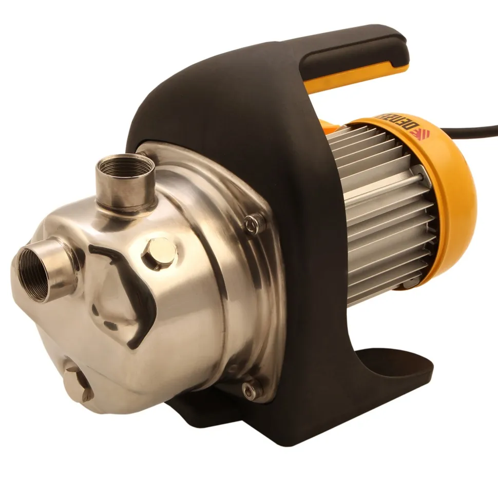 Садовый поверхностный насос GP1200Х, 1200 Вт, 3700 л/ч, подъем 46 м, нержавейка Denzel 97204 Denzel 97204
