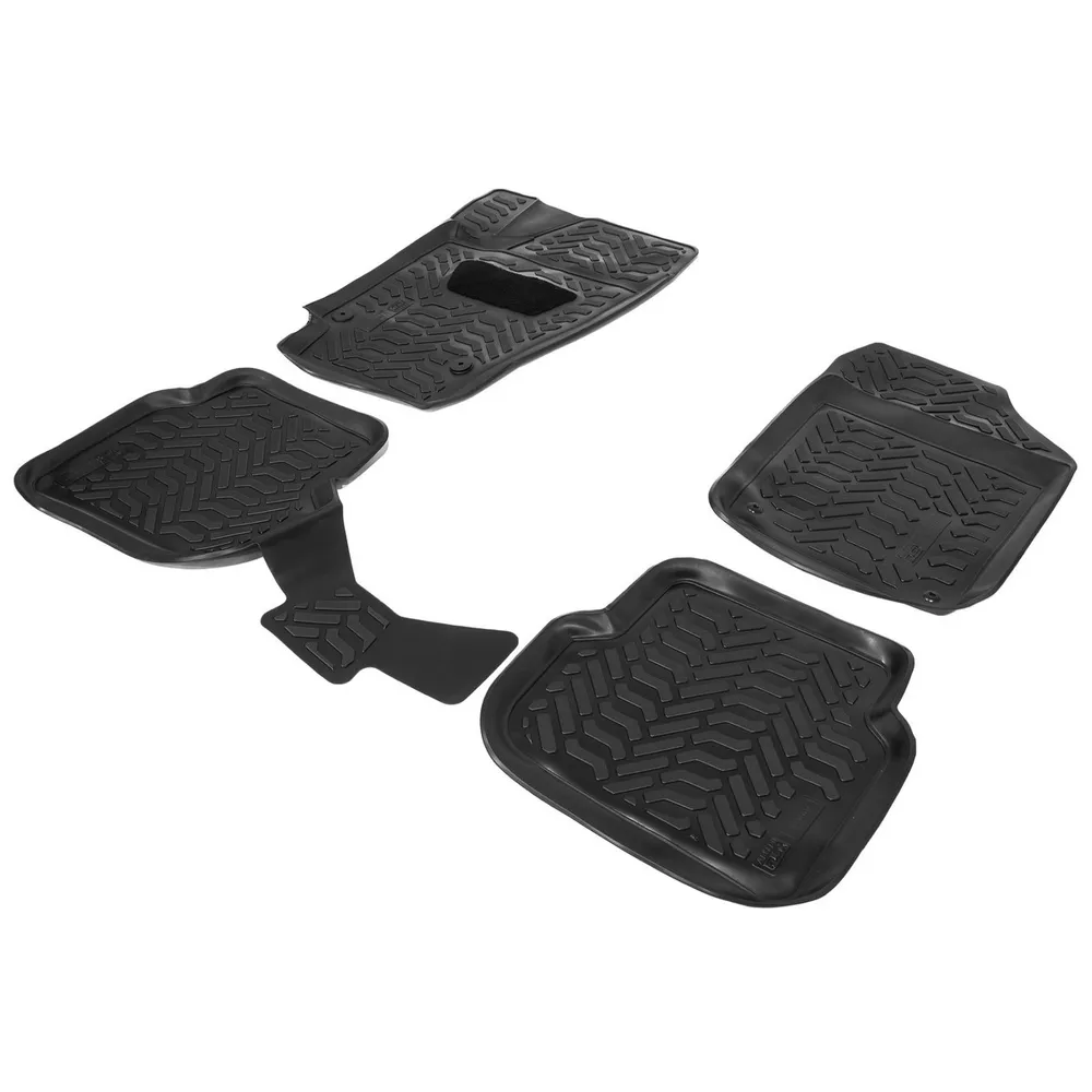 Коврики салона, AutoFlex, для Volkswagen Polo V седан 2010-2020, 9580101, AutoFlex AutoFlex 9580101