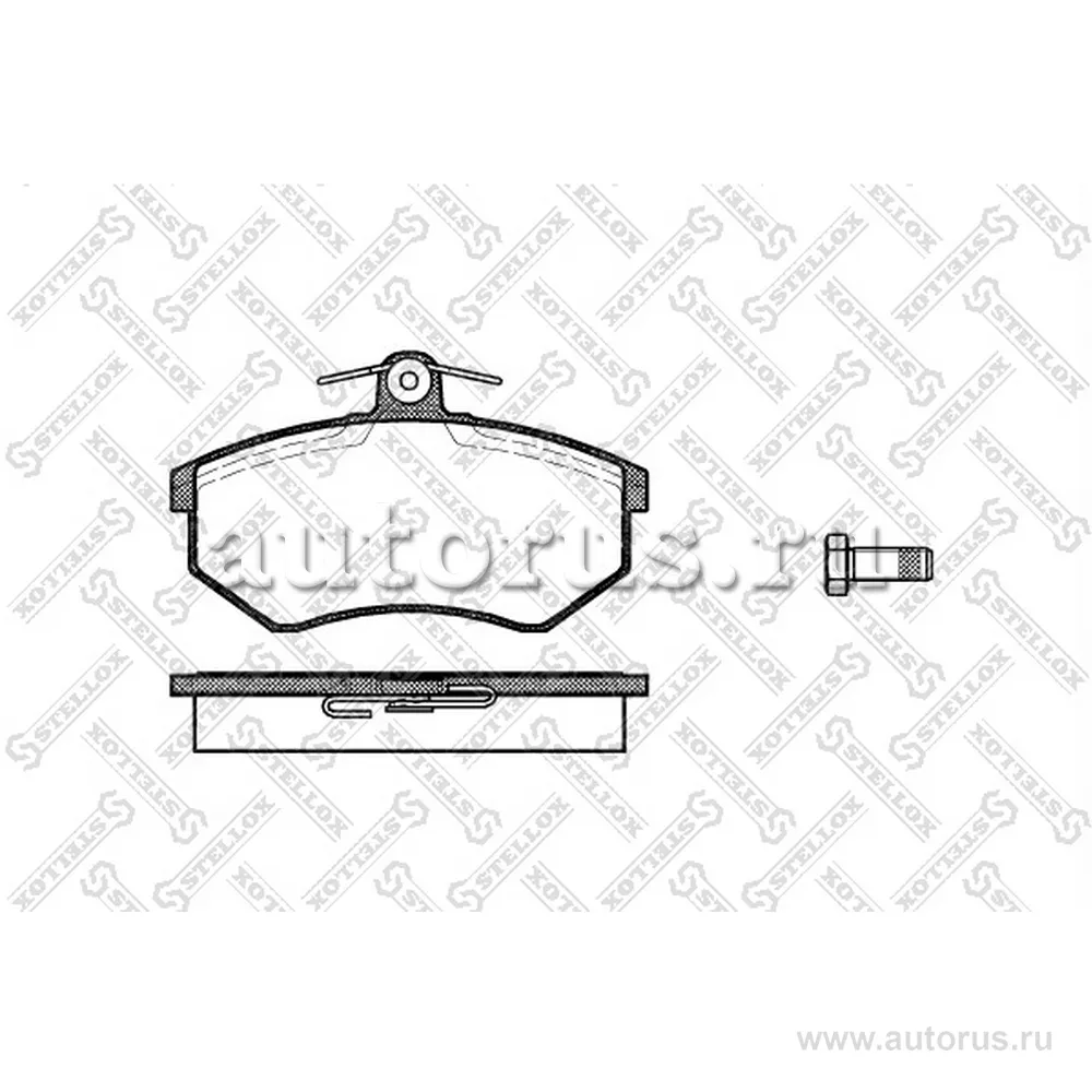 Колодки дисковые п. Audi 80 1.6-2.0i 91-95, VW Passa STELLOX 145 040-SX