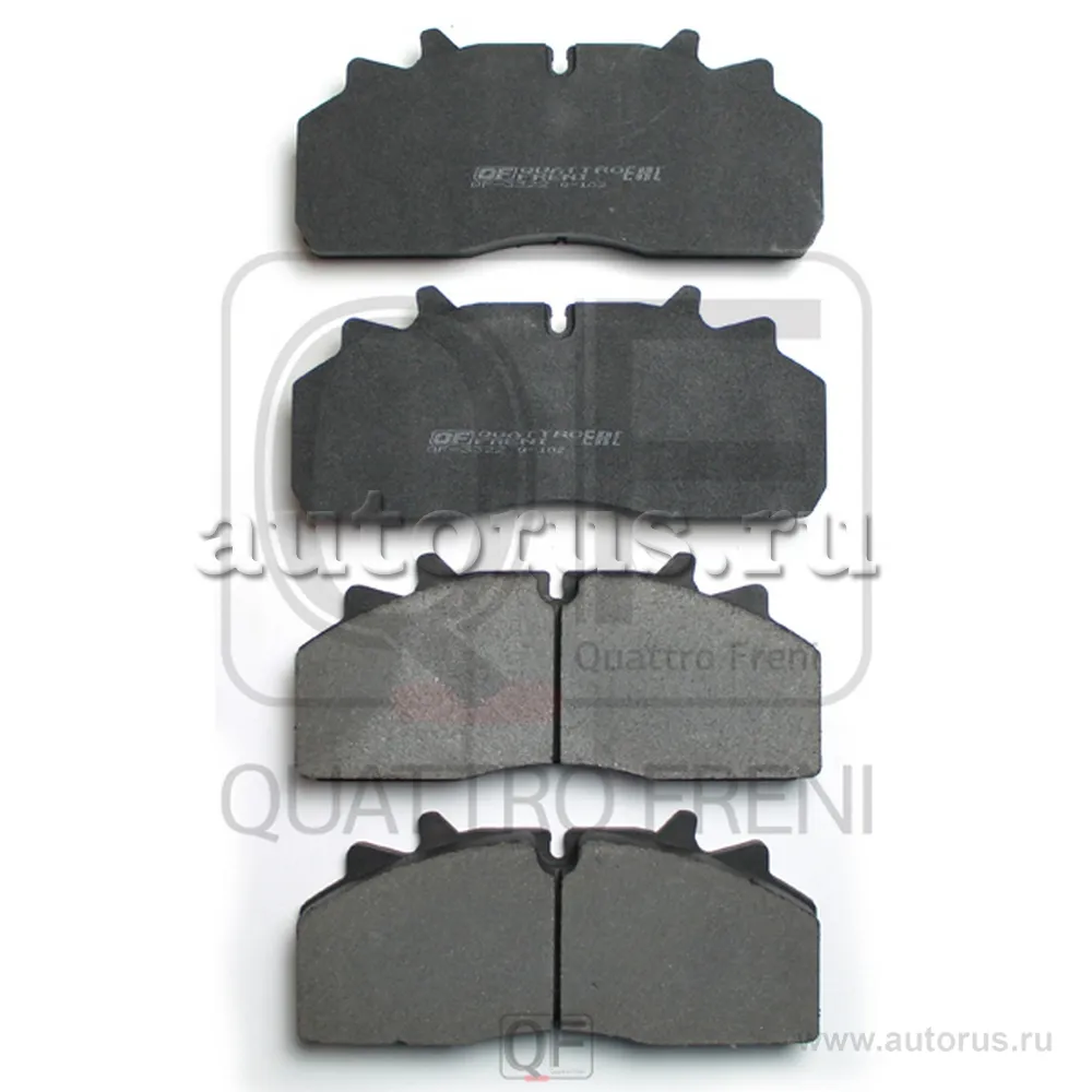 Колодки тормозные FR, QUATTRO FRENI QF70251