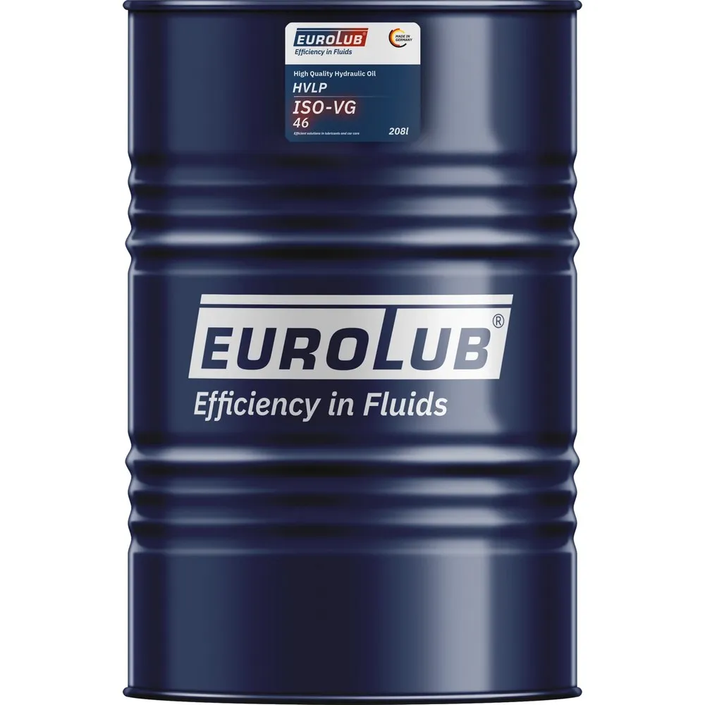 Масло гидравлическое EUROLUB HVLP ISO-VG 46 Oil 208л масло гидравлическое EUROLUB 515208