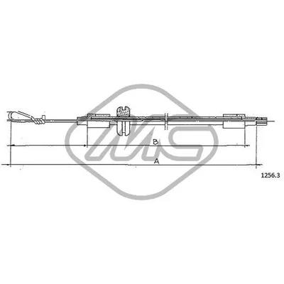 Трос капота UNO ALL Metalcaucho 81595