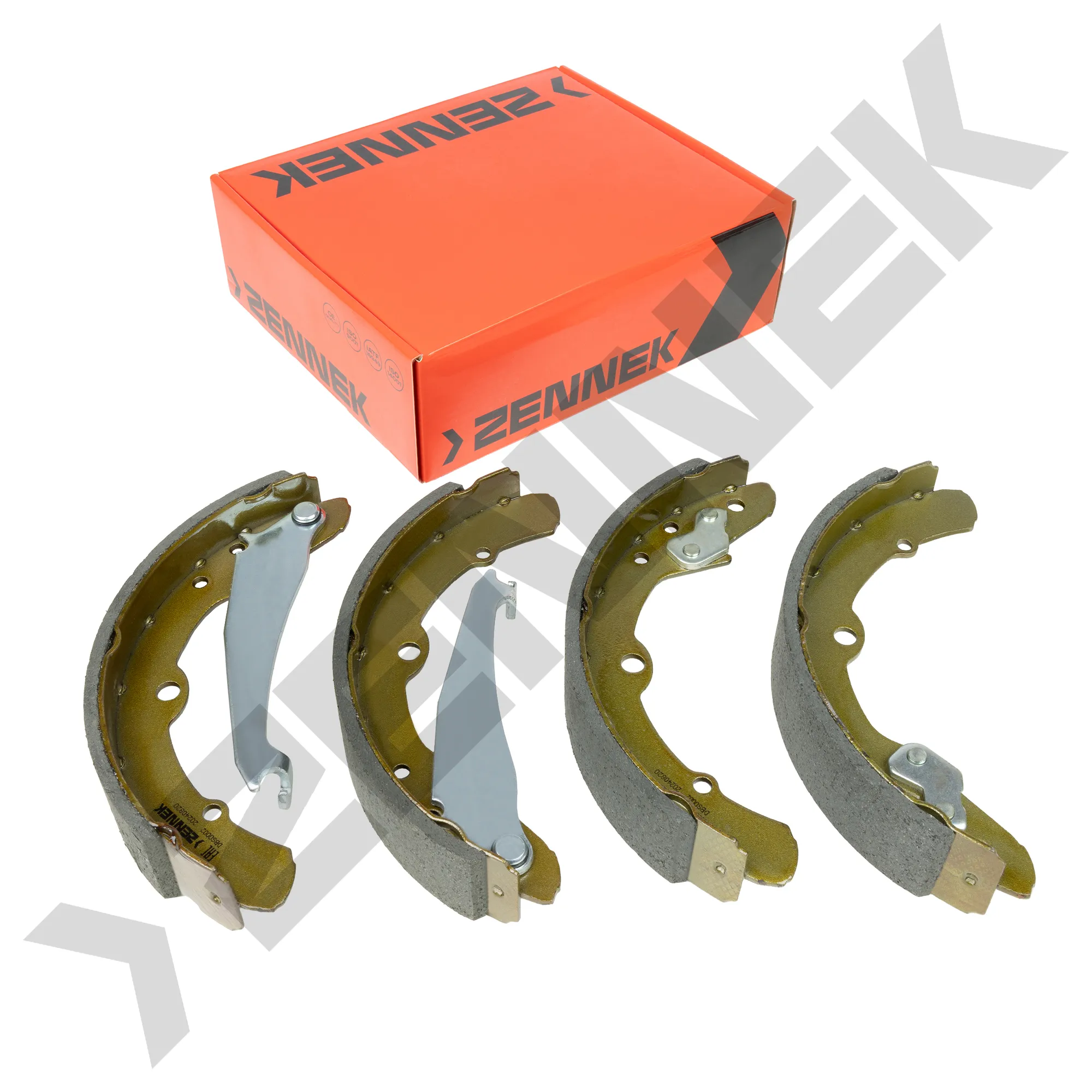 Колодки тормозные барабанные AUDI 100 82- 90, VW GOLF 93- 99 ZENNEK DBS0002