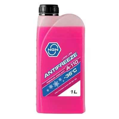 Антифриз NGN A-110 готовый -36 розовый 1 л V172485935