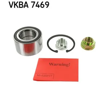 Подшипник ступицы передний (компл) HONDA Civic 06-12 SKF VKBA 7469
