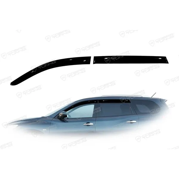 Дефлектора на окна Nissan Pathfinder IV (R52) 2014EuroStandard деф.окон Cobra Tuning NE14914