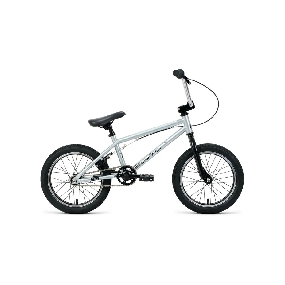 Велосипед 16 BMX Forward ZIGZAG (2020-2021) количество скоростей 1 рама сталь 15,3 серый/черный