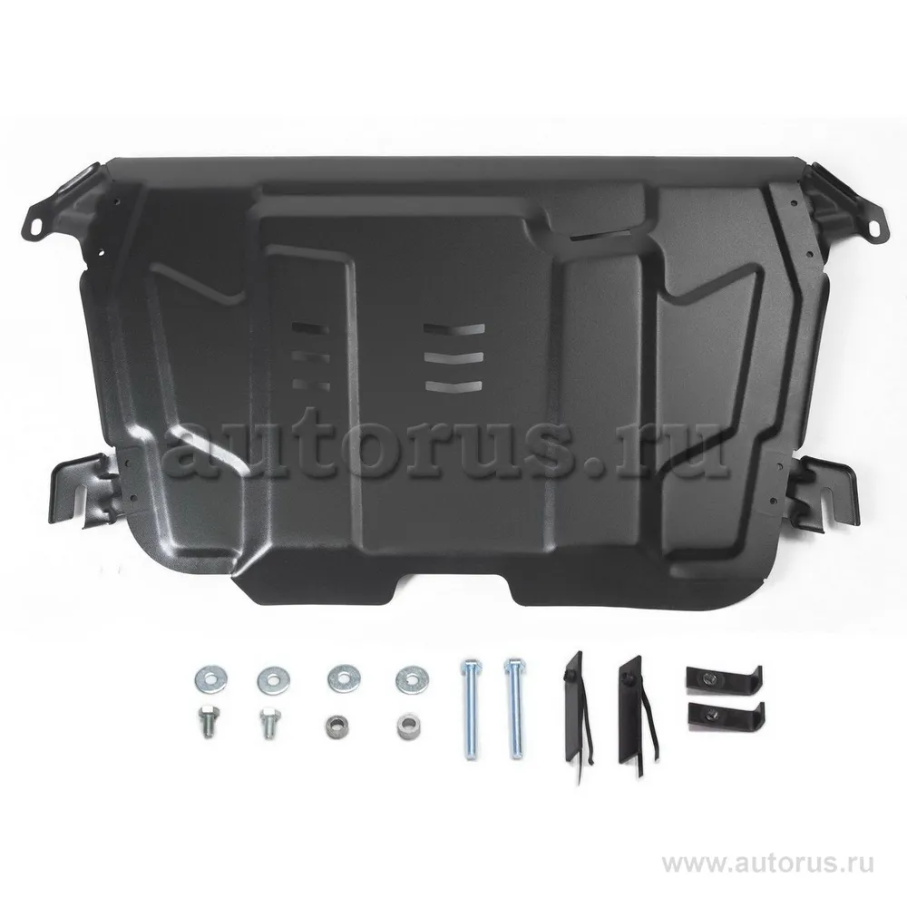 Защита картера двигателя Toyota Camry картер+КПП/Toyota Highlander/Toyota Venza/Lexus ES 250,350/Lexus RX 270, 350 + крепеж