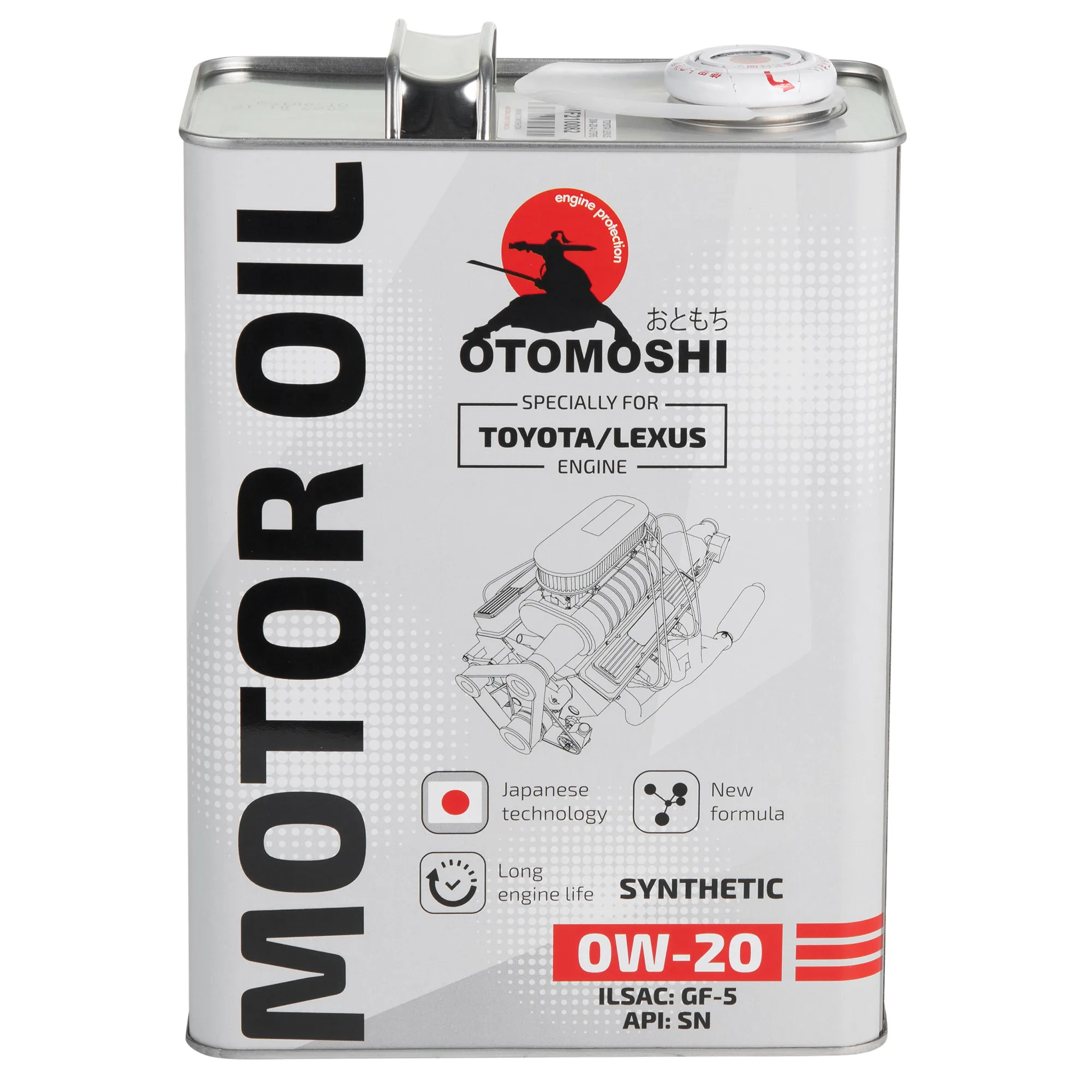 Масло моторное OTOMOSHI Toyota/Lexus 0W-20 4 л MF210082