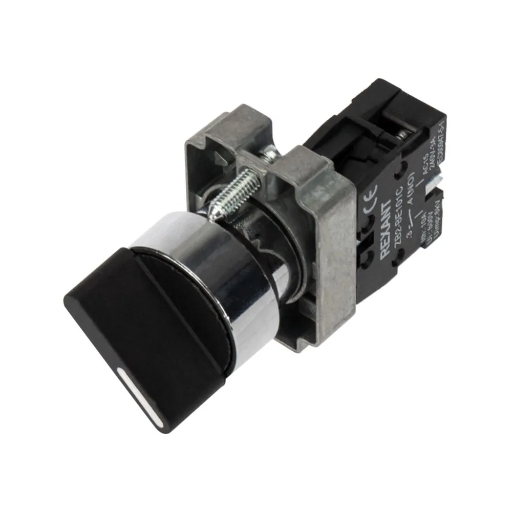 Переключатель BD21 2P короткая ручка NO REXANT 36-5550