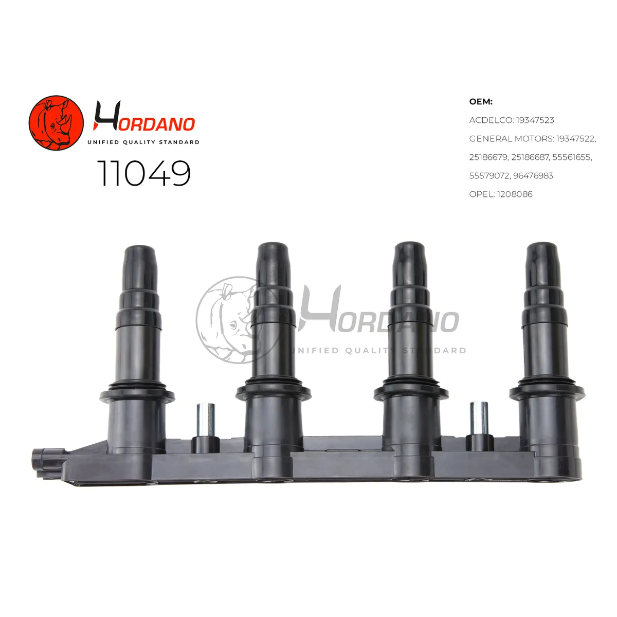 Катушка зажигания OPEL МОККА Вездеход закрытый 06.12- 1.8 Hordano 11049