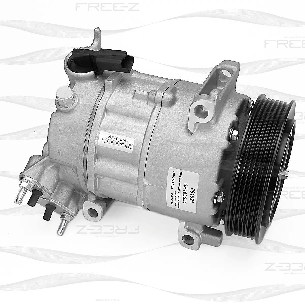 Компрессор кондиционера CITROEN Berlingo/C4/DS4/DS5 04->PEUGEOT 308/3008/5 FREE-Z KC3033