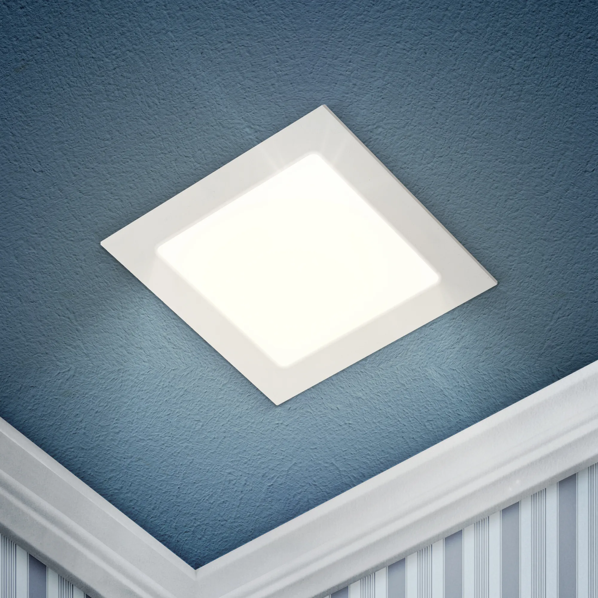 Светильник ЭРА светодиодный квадратный LED 18W 220V 4000K ЭРА Б0046909