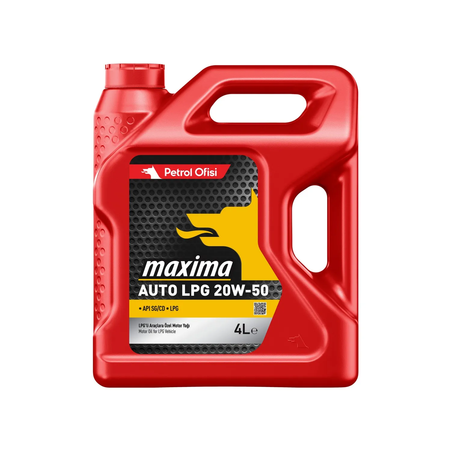 Масло моторное MAXIMA AUTO LPG 20W-50 4 л. Petrol Ofisi 400001350