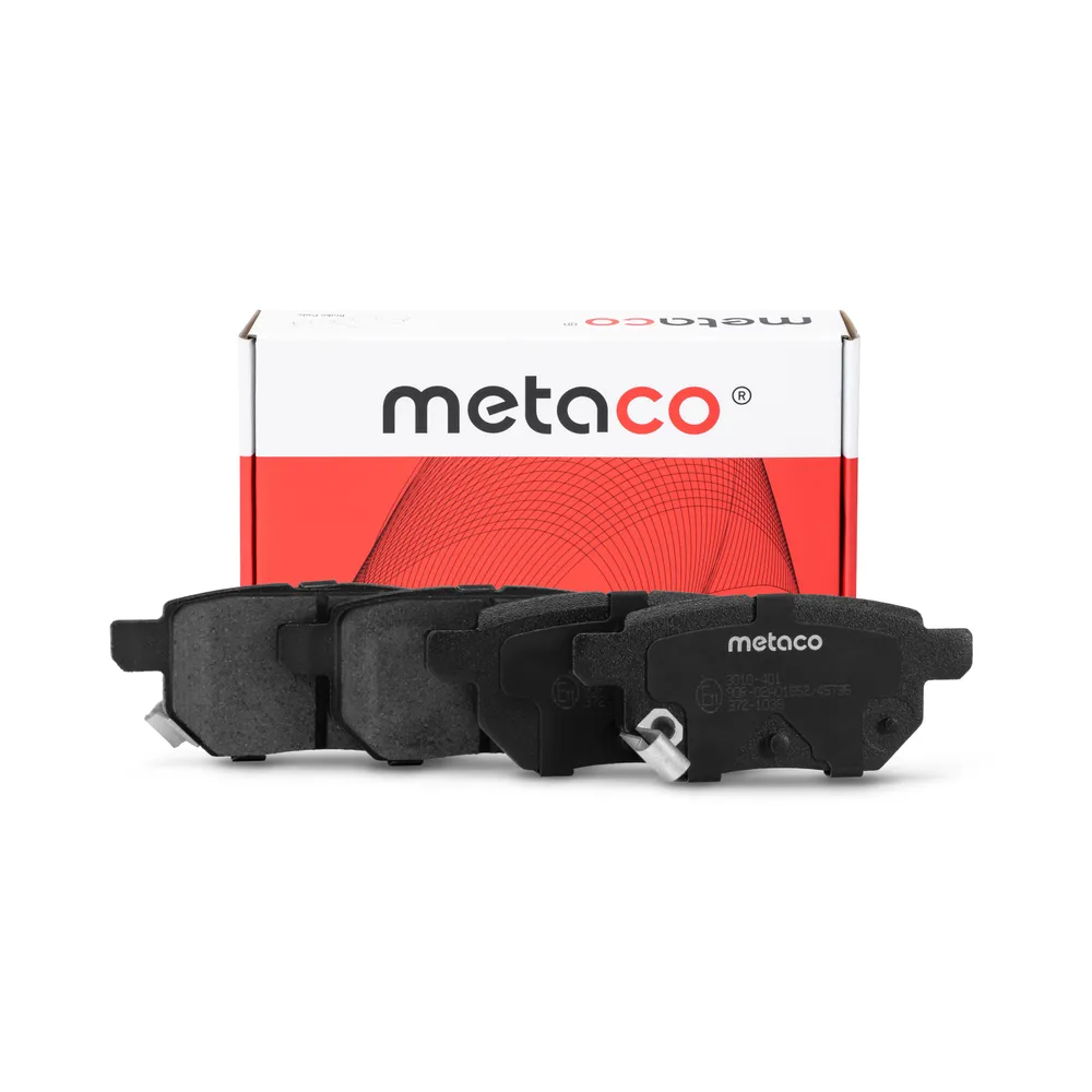 Колодки тормозные задние дисковые к-кт JAC S3 (2014>) Metaco 3010-401