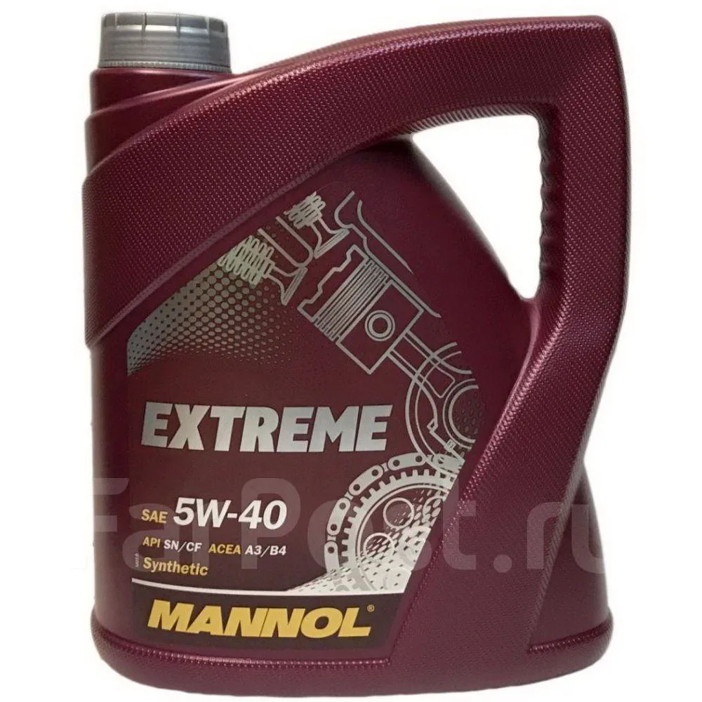 Масло моторное MANNOL Extreme 5W-40 синтетическое 4 л 7915 MANNOL 7915