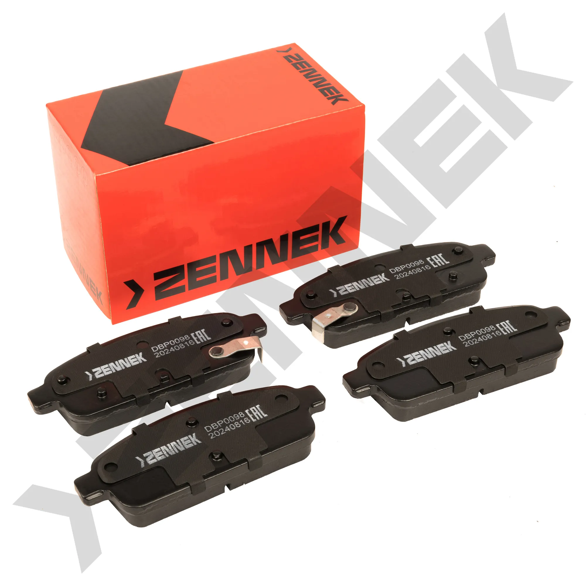 Колодки тормозные дисковые задние CHEVROLET CRUZE 09-, CHEVROLET VOLT 11- ZENNEK DBP0098