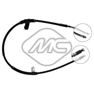 Трос ручника HYU GALLOPPER ALL 2,5TD-3,0 V6 SX L Metalcaucho 82278