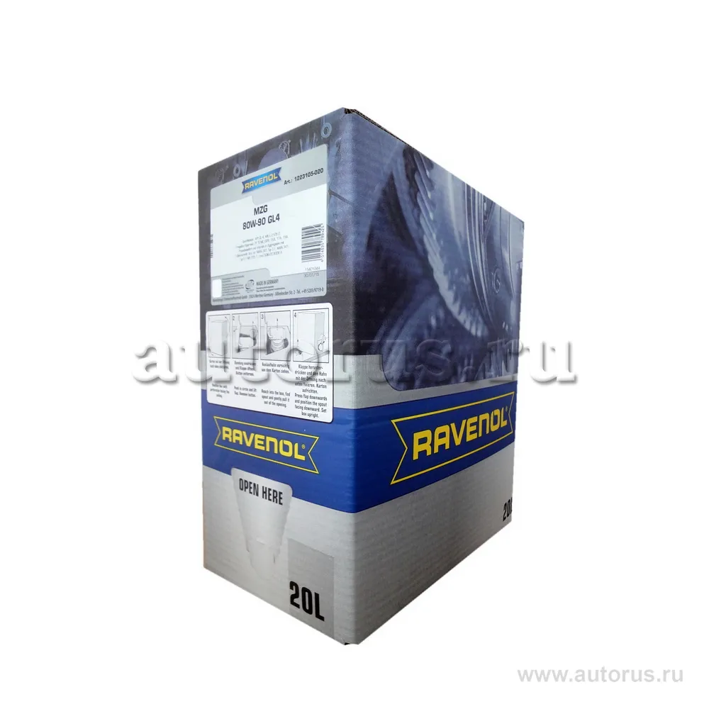 Масло трансмиссионное Ravenol 80W-90 20 л 1223105-B20
