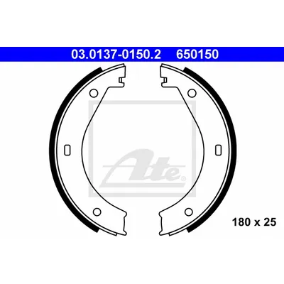 Колодки стояночного тормоза ATE 03.0137-0150.2