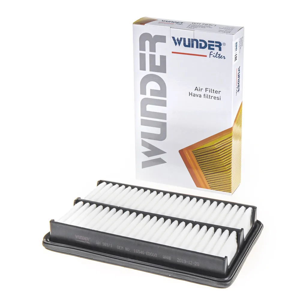 Фильтр воздушный NISSAN Micra/Cube/Note/Tiida 06-> mot.1,6/1,8L WUNDER FILTER WH989/1