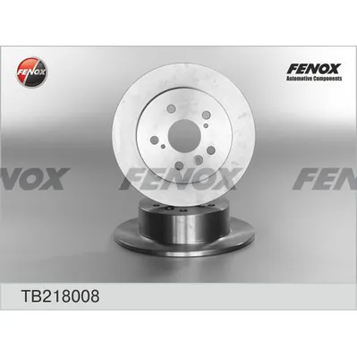 Диск тормозной задний TOYOTA CAMRY (V40) 2.4 06- 281X10X5; FENOX TB218008