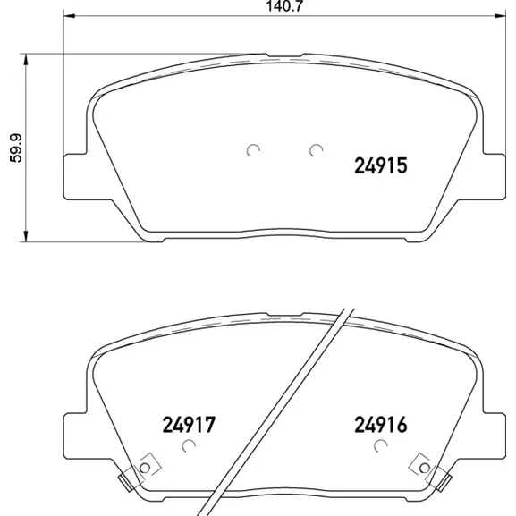 Колодки передние HYUNDAI/KIA Elantra/i30/Cerato/Optima/Ceed/ProCeed NISSHINBO NP6047